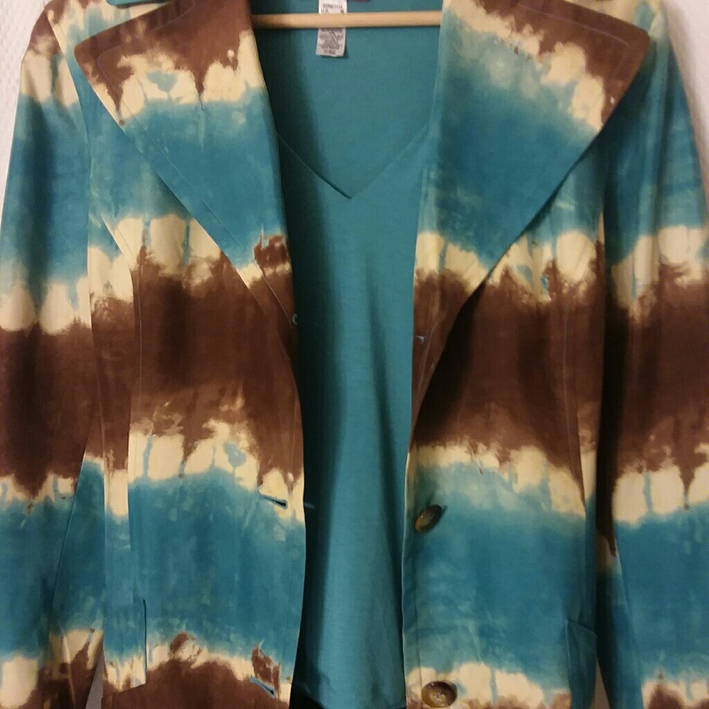 Turquiose top - Picture 4 of 5